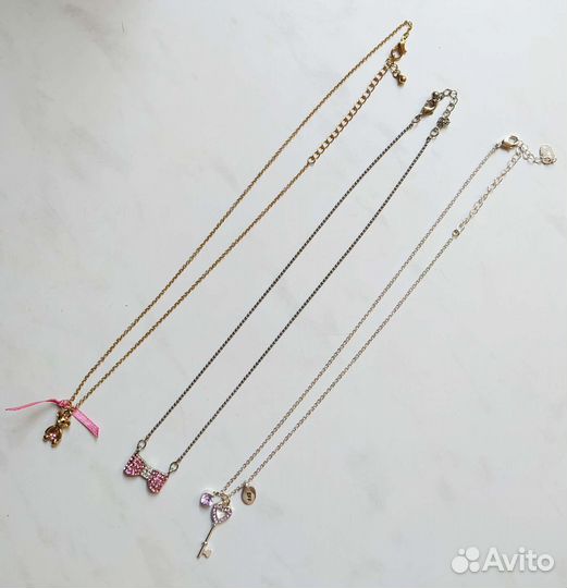 Цепочки для девочек. Бижутерия