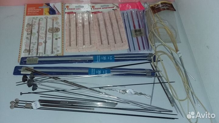 Спицы и крючки для вязания