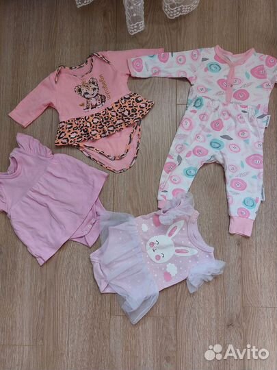 Вещи пакетом на девочку 68,74