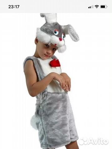 Новогодний костюм зайца