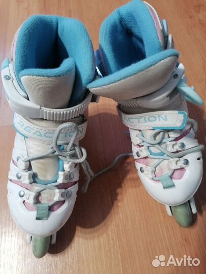 Роликовые коньки детские раздвижные reaction Galax