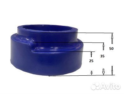 Проставки пружин Нива, Шеви Нива. Комплект 4 шт