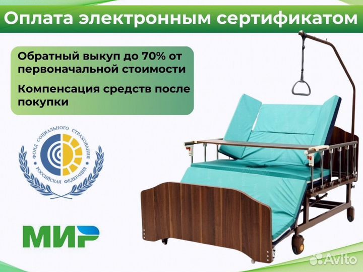 Кровать медицинская