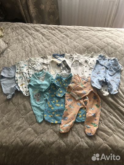 Вещи пакетом на мальчика 56-62