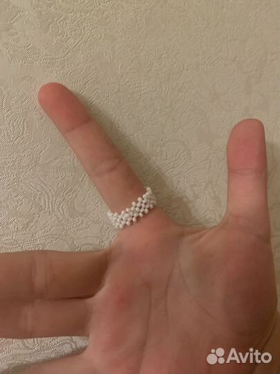 Колечко из бисера 