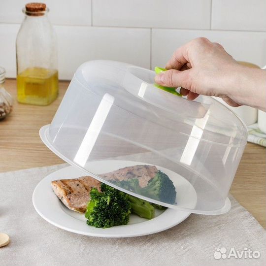 Крышка для свч, d24 см, цвет микс