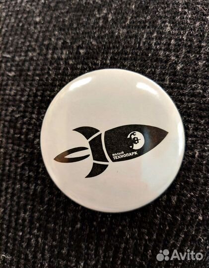 Закатные значки круглые с печатью