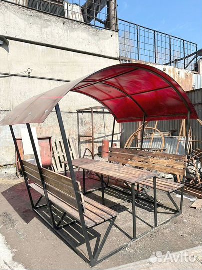 Беседка из поликарбоната