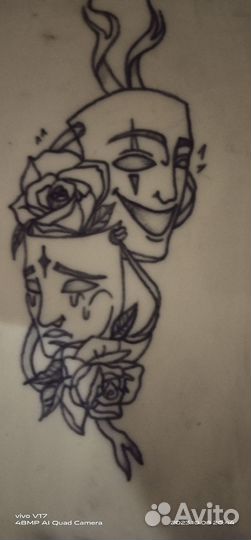 Модель на татуировку