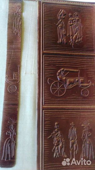 Кожаная обложка для книги