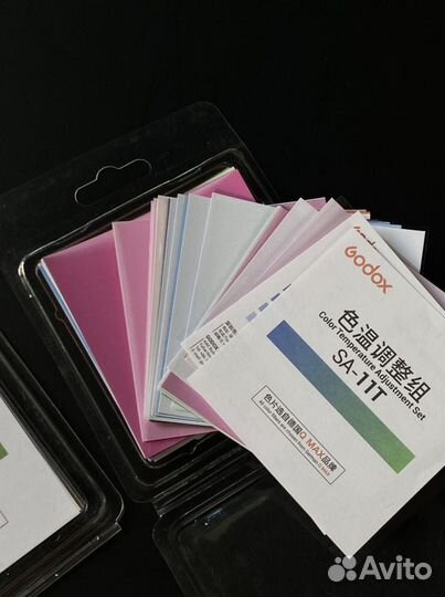 Набор цветных гелей/свето фильтров godox sa-11t