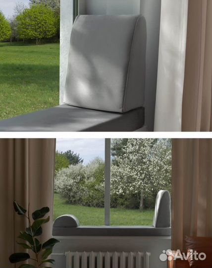 Подушка на подоконник или скамью