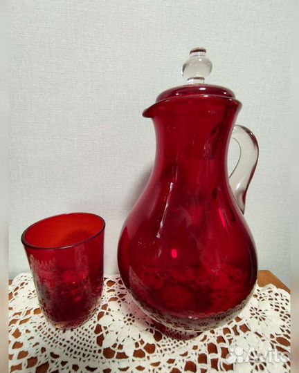 Штоф фарфор,кувшин,фруктовница