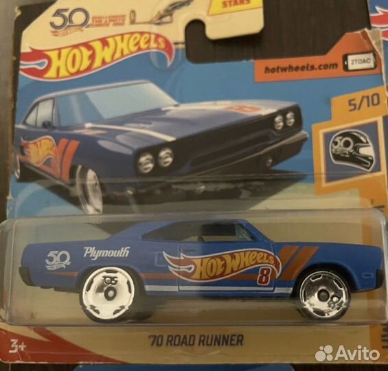 Hot wheels plymouth road runner юбилейная серия