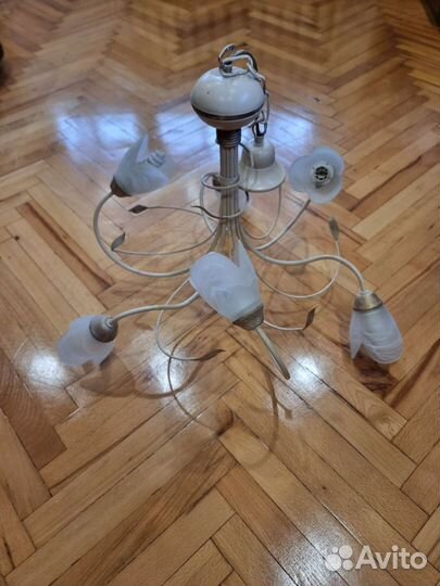 Люстра потолочная бу