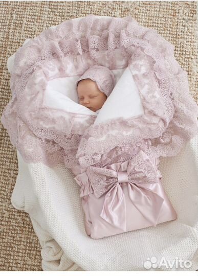 Конверт / одеяло на выписку для девочки