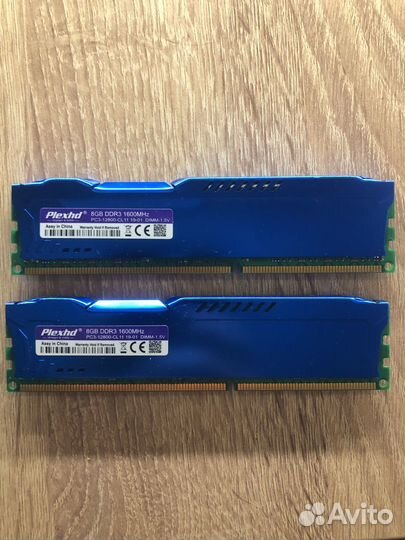 Оперативная память ddr3 8 gb 1600мгц