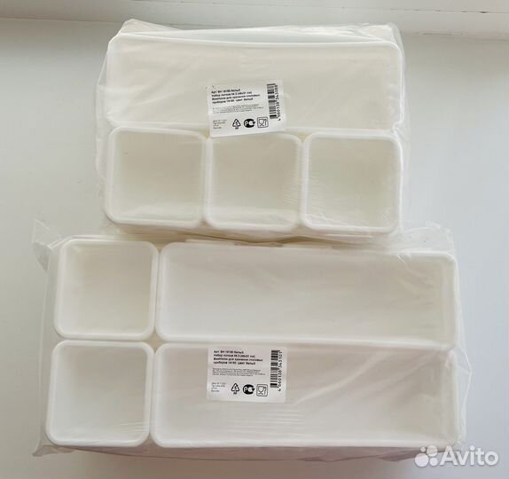 Набор лотков для столовых приборов