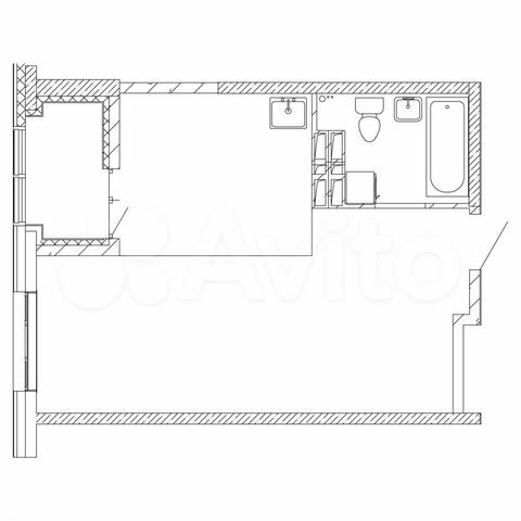 1-к. квартира, 41,1 м², 23/23 эт.