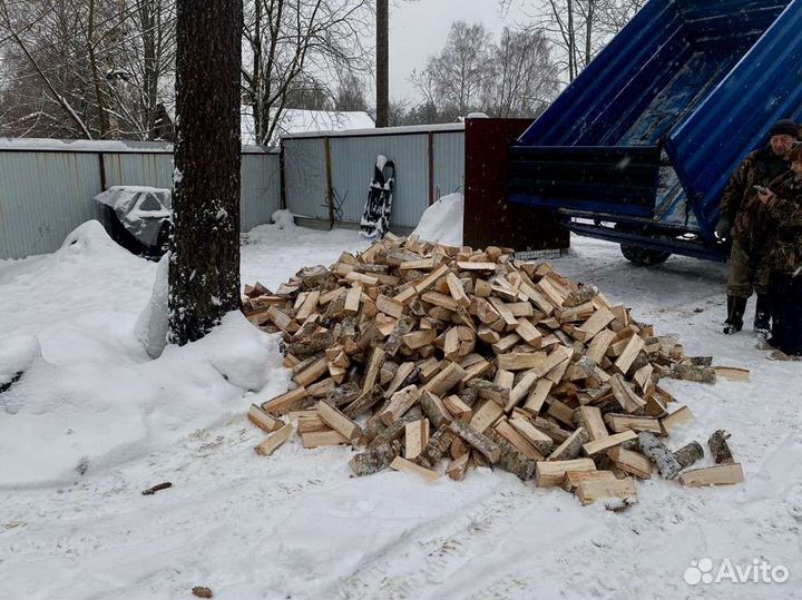 Дрова колотые березовые
