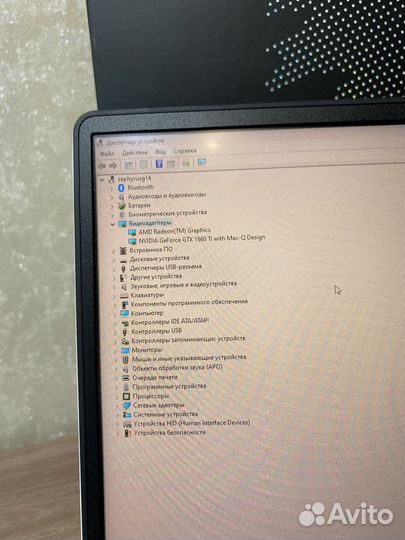 Игровой ноутбук asus rog zephyrus g14 16/512