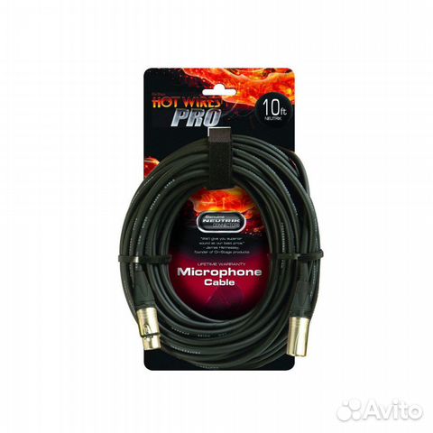 Микрофонный кабель OnStage MC-10NN