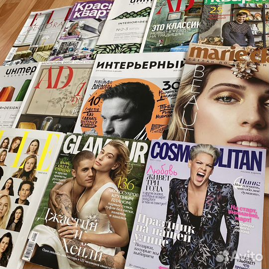 Журналы интерьерные, marie claire