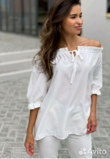 Блуза свободная