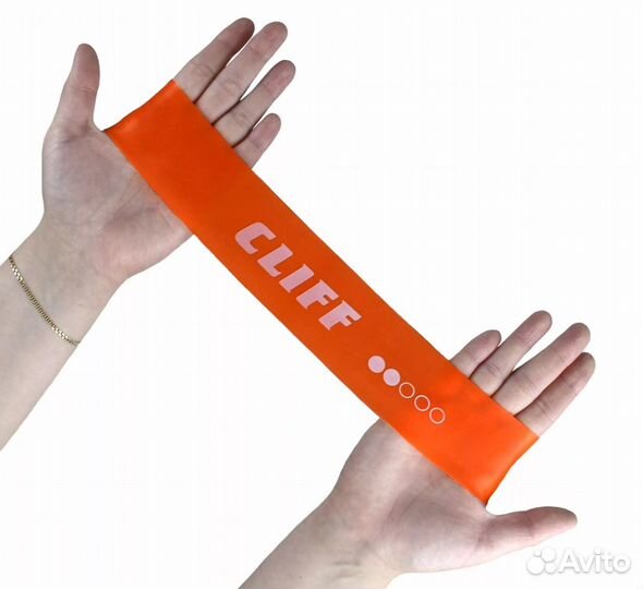 Эспандер ленточный кольцо 600*50*0,6 TPR оранжевый