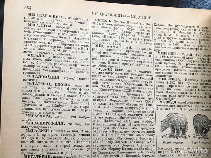 Энциклопедический словарь