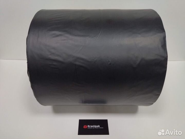 Рукав полиэтиленовый черный 30 см 500 метров