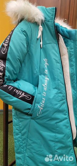 Пальто зимнее для девочки 152