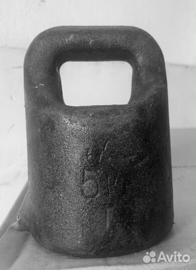Гиря торговая 5 кг