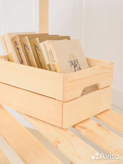 Ящик малый кнагглиг из дерева, для хранения