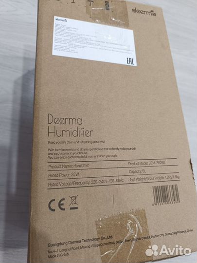 Увлажнитель воздуха xiaomi deerma