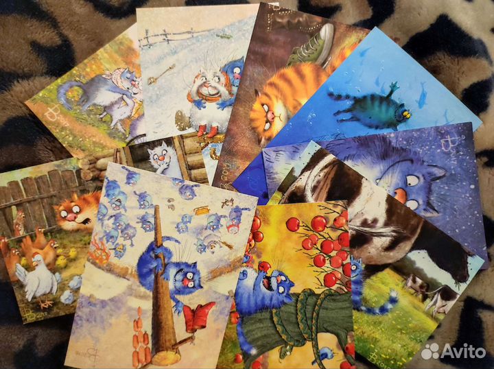 Набор открыток для посткроссинга