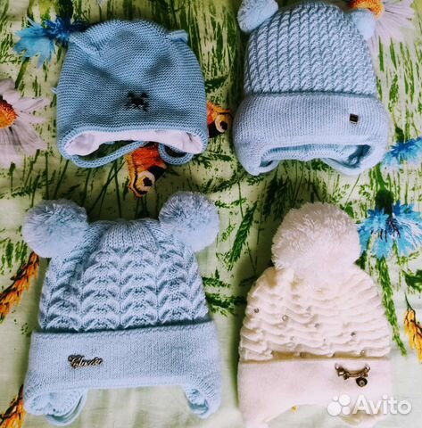 Шапочки для новорожденных