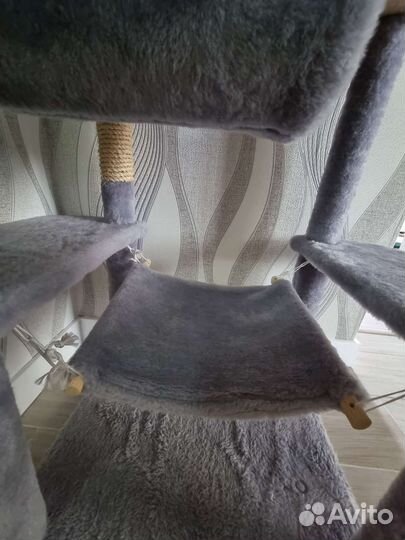 Домик, игровой комплекс и когтеточка для кошки