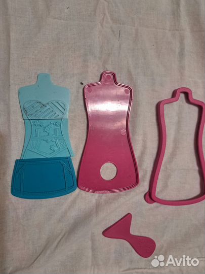 Набор трафаретов барби
