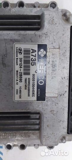 Блок управления двигателем Hyundai Solaris