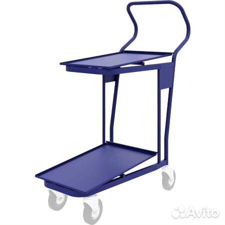 Тележка платформенная для ящиков двухъярусная тпдя