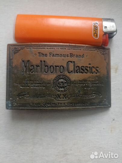 Пряжка для ремня винтаж Мальборо classic