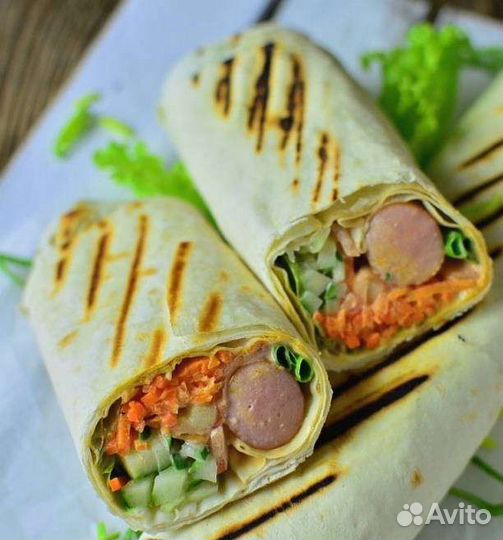 Шаверма,шашлык,пицца,сосиска в лаваше на дому