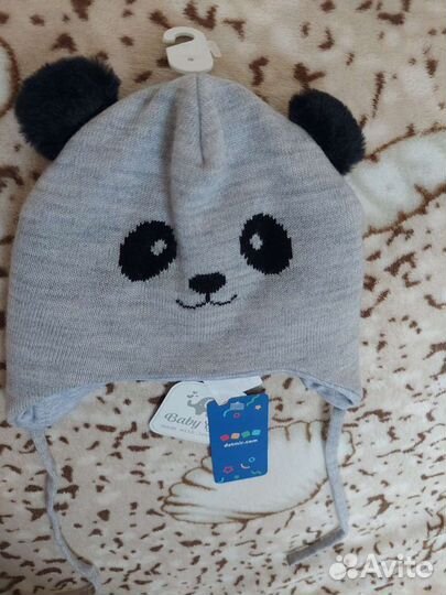 Новая Шапка для мальчика демисезонная 46-48р