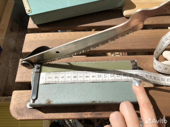 Резаки для фотобумаги-прямой 20 см, фигурный 16 см