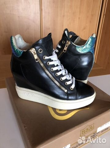 Кеды кроссовки кожаные Ash 39 р