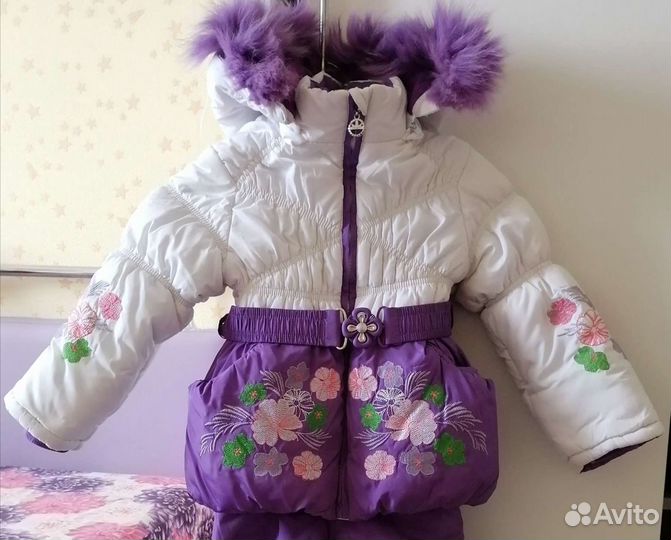 Зимний костюм для девочки
