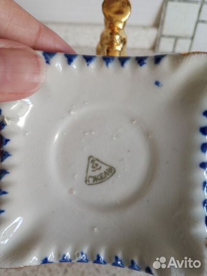 Гжель СССР посуда