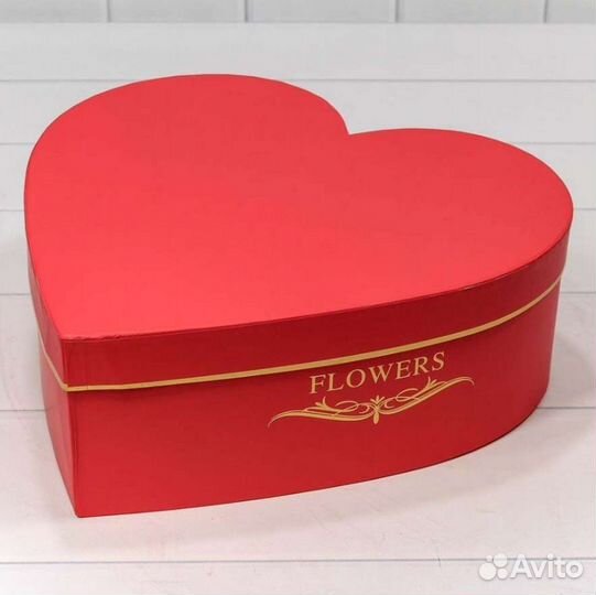 Коробка подарочная сердце. Набор 3шт 