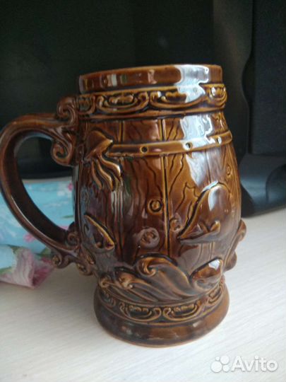 Пивная кружка керамическая